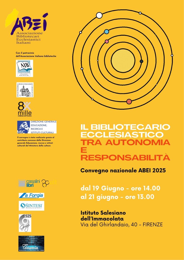 Professione bibliotecario territori, reti, comunità ecclesiali (1)